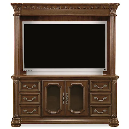 2 Piece Traditional Entertainment Center